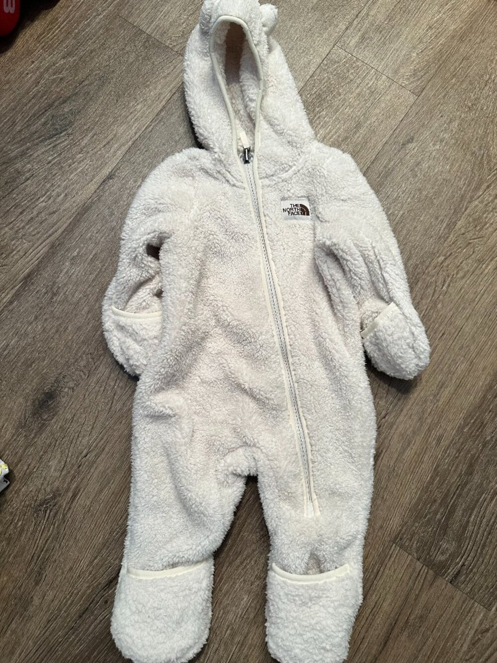 North Face Fleece Bunting Sz 6-12M